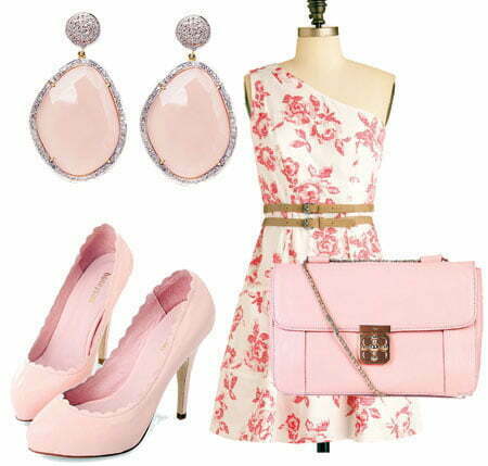 ست رنگ صورتی برای مهمانی