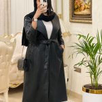 پالتو چرم یقه انگلیسی بلند آستردار جنس  درجه 1 ضمانتی کد 449