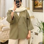 مانتو کتی دخترانه جنس داکرون