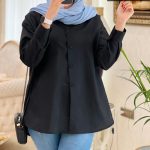 سومیز مانتویی دخترانه جنس داکرون