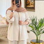 شومیز مانتویی تابستانی جنس ایوا