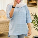 تونیک تابستانی جنس کتان نخ