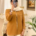 شومیز مانتویی مدل تینا جنس داکرون نخ گرم دار درجه یک کد 556