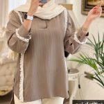 شومیز مانتویی تابستانی جنس ایوا