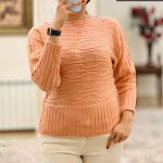 بافت وارداتی لمه یقه قایقی در رنگبندی کد 606