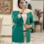 بارونی دخترانه پارچه اسکاتلندی