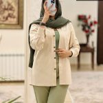 شومیز مانتو مدل ابریشم جنس کتان ضخیم انزیم شور شده کد 603