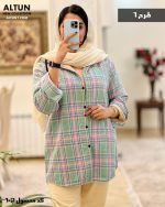 شکت کلاه دار نارگیل جنس کار پشمی داخل خز دار کد 605 - تصویر 6