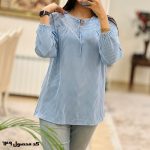 تونیک مدل آذر جنس نخ کریشه درجه یک کد 649