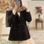 پالتو آستردار مدل مهتاب جنس فوتر کوبیده شده کد 633