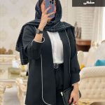 مانتو بهاره یقه‌ شالی جنس مازراتی درجه یک  کد 690