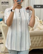 شومیز آستین 3 ربع دخترانه جنس کریشه