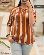 شومیز آستین 3 ربع دخترانه جنس کریشه