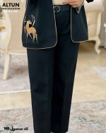 ست کت و شلوار مدل سپیده جنس پرشین مکانیک کد 688 - تصویر 2