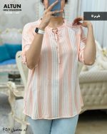 شومیز آستین 3 ربع دخترانه جنس کریشه
