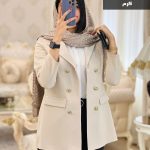 کت ۶ دگمه مدل مینا جنس مازراتی درجه یک  کد 679