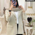 کت مدل ارغوان جنس مازراتی گرم بالا داخل لایه کاری کد 663