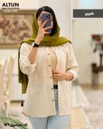 مانتو شومیزی مدل نرگس جنس نخ جاذبه کد 677