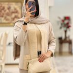 مانتو کتی بهاره مدل دنیز جنس مازراتی ترکیبی با ژاکارد کد 675