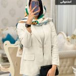 کت یقه ارشال تک دگمه مدل شاین جنس لنین لمه کد 702