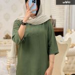 تونیک مدل مبینا جنس بابوس ۳ نخ خنک و تابستانه کد 715