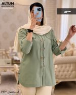 شومیز مانتویی لیدو جنس لینن کتون تابستانه کد 723 - تصویر 5