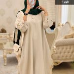 مدل پیراهنی یونا جنس لینن نچرال کد 743