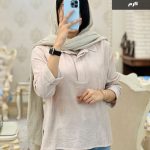 شومیز مانتویی مدل زیبا جنس وال اسلپ درجه یک کد 734