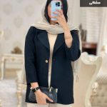 تک کت تانستانی زنانه جنس شانتون رنگ مشکی