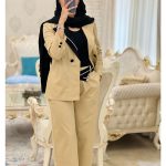 کت شلوار زنانه تابستانی جنس لنین