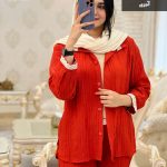 ست مانتو شلوار زنانه تابستانی پارچه آیوا