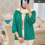 مانتو کتی لنین سبز