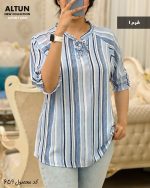 شومیز آستین 3 ربع دخترانه جنس کریشه