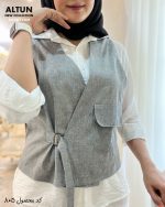 ست وست و شومیز مدل غنچه خنک و سبک کد 805 - تصویر 4