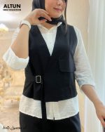 ست وست و شومیز مدل غنچه خنک و سبک کد 805 - تصویر 2