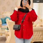 شکت دخترانه جنس فوتر درجه یک رنگ قرمز