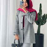 پالتو مدل نیلا جنس جناغی فوتر گرم بالا کد 848