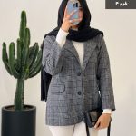 پالتو کتی مدل پرنیان کشمیر وارداتی کد 831