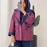 کت و شلوار مدل برلیان کت مخمل شلوار تنسل کد 838