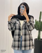 حراج پالتو کتی آستر دار غزال جنس فوتر موهر کد 817