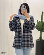 حراج پالتو کتی آستر دار غزال جنس فوتر موهر کد 817 - تصویر 2