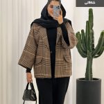 کت مدل یسنا جنس توئیت پشمی درجه یک کد 836