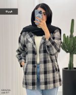 حراج پالتو کتی آستر دار غزال جنس فوتر موهر کد 817 - تصویر 3