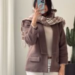 پالتو کتی یقه ارشال ارکیده فوتر آستردار کد 873