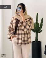 حراج پالتو کتی ساتین جنس فوتر ۴ خونه کد 877 - تصویر 14