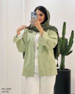 کت مدل گلاریس جنس کتان ترک ضخیم کد 882 - تصویر 12