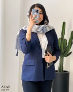 تک کت مدل آذر جنس مازراتی گرم بالا کد 853 - تصویر 6