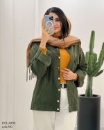 کت مدل گلاریس جنس کتان ترک ضخیم کد 882 - تصویر 10