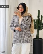 پالتو آستردار مدل پناه جنس توییت گرم بالا کد 857 - تصویر 3