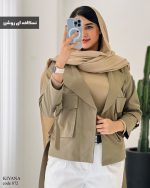 حراج کراپ کت مدل کیانا جنس زارا آستردار کد 872 - تصویر 4